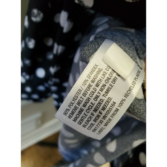 Merona Women's Black Polyester Henleyneck Long Sleeve Casual Knee Length Dress M - Picture 12 of 12